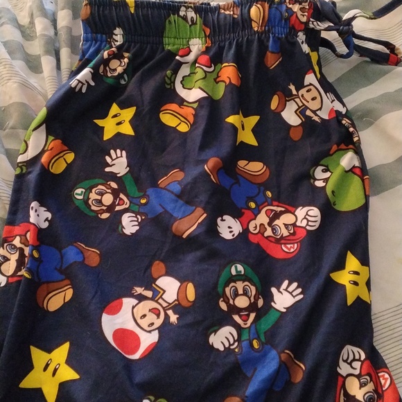 Super Mario Men's Pajama Pants Size M - Picture 2 of 5